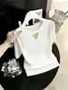 Top de Punto de Seda de Hielo para Mujer, Tacto de Alta Gama, con Perlas, Manga Corta, Nuevo Primavera/Verano 2026, Hueco, Talla Grande, Moda, Capa Base