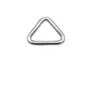 Anillos Triangulares Soldados Sin Costura de Acero Inoxidable en Stock, Hebillas Triangulares, Accesorios para Equipaje, Accesorios para Velas de Sombrilla, Anillos Triangulares Equiláteros