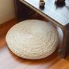 Cojín Futón Tejido de Paja Transfronterizo, Esterilla Tatami Estilo Japonés, Esterilla Redonda Gruesa de Paja, Cojín de Meditación para el Hogar, Esterilla de Meditación Zen