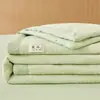 Conjunto de Quatro Peças de Colcha de Verão Classe A Algodão Leite Soja 2026 Novo Modelo Colcha de Dormitório com Ar Condicionado Colcha de Resfriamento de Verão Colcha Fina
