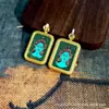 Promoção Quente Xizang Nepalês Pintado à Mão Puro Thangka Tara Verde Núcleo de Cartão 2*3