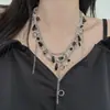 Cadena de Cintura Doble Capa Sexy Caliente con Cuentas de Cristal Usable para Mujer Cadena Corporal con Borlas Casuales Accesorios