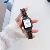 Para Apple AppleWatch7-1 Generación Tres Cepas Correa de Resina con Diamantes iWatch se Correa de Metal Disponible