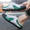 Zapatos sin cordones para hombre con diseño de malla transpirable, Nuevo modelo transfronterizo, Zapatos casuales transpirables versátiles de moda para hombre