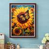 Pintura de mosaico nueva de Amazon, pintura de diamantes 5D, flor, mariposa, bordado de diamantes DIY, decoración de sala de estar y dormitorio de fábrica