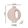 Vaso de Cerâmica Estilo Novo Chinês Retrô Salpicado, Decoração Estilo Wabi-Sabi, Vaso Cerâmico Rústico para Hall de Entrada para Arranjo de Flores e Hidroponia