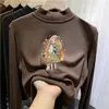 Top de forro polar de doble cara para niños, nuevo estilo otoño/invierno para niñas, se puede usar como prenda exterior, capa base moderna y casual para otoño e invierno
