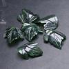 18x20mm natural verde escuro jade grande Radiano folhas tridimensionais DIY estilo antigo hairpin jade acessórios de flores