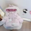 Ropa de Algodón para Niñas Ropa de Invierno Engrosada Forrada de Polar para Bebés 2026 Chaqueta Cálida de Nuevo Estilo Ropa de Algodón para Niños Chaqueta de Algodón de Invierno Más Vendida