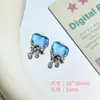 Serie de Chicas Colgante de Aleación con Forma de Corazón Colgante Material para Pulsera de Cuentas Hecha a Mano DIY, Collar, Pendientes