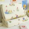Funda de Almohada de Látex para Niños de Algodón Individual 30X50 Algodón Puro Núcleo de Espuma viscoelástica Funda Protectora Adulto 40X60 Par