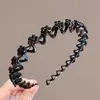 Acessório de cabelo tiara retrô fofo, tiara infantil de alta qualidade estilo Hong Kong, presilha de cabelo versátil para mulheres