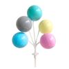 Tridimensional colorido balão decoração do bolo plug-in dia das crianças meninos e meninas aniversário acessórios de cozimento suprimentos do partido