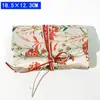 Caderno A6 de Folhas Soltas para Meninas, Bloco de Notas com Alça Fofa, Capa de Tecido Antigo Estilo Japonês, Caderno Destacável Atacado