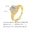 Anillo de caja de ensueño de plata S925 con moissanita cerrada, precio transfronterizo, la mejor venta, nueva fuente, fábrica al por mayor