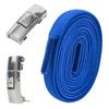 Hebilla de Cordón Elástico Perezoso de 8 mm Sin Atar Cordón de Zapato Elástico de 8 mm de Ancho para Hombres y Niños Sujetador Sin Atar