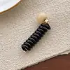 Artefato de trança de bolha com contas redondas Maillard corda de cabelo para rabo de cavalo 2024 nova corda de cabelo de bobina telefônica de alto senso