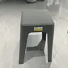 Banqueta de Plástico Estilo Luxo Leve para Uso Doméstico, Extra Grossa, Moderna e Simples, Empilhável, Confortável para Sentar por Longos Períodos, Banqueta Alta, Banco