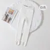 Leggings Gruesos Forrados de Felpa para Niñas para Otoño e Invierno, Pantalones Térmicos para Niños, Mallas Cortas de Felpa Integradas con Rayas Verticales al por Mayor