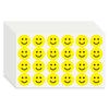 Sticker redondo de carita sonriente tamaño sticker de caricatura cara plana cara llorando sticker de expresión linda sticker de recompensa de elogio de jardín de niños para niños