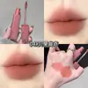 Gege Bear Polvo Bruma Labial Esponjoso Barro Labial Delicado y Suave Mate Mate Sencillo Sedoso Lipstick de Belleza Transfronteriza para Mujeres