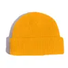 Sombrero de Piel de Melón Otoño e Invierno Estilo Coreano Sombrero de Calle para Propietario Sombrero de Punto Cálido Sombrero Versátil para el Frío Hilo Grueso Sombrero de Lana Tejido Acrílico