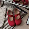 Zapatos Mary Jane retro para mujer, de suela blanda y plataforma gruesa, que aumentan la altura, con punta redonda, adecuados para faldas, estilo francés, nuevo modelo 2026