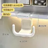Gabinete de espejo de baño de pared transfronterizo, almacenamiento lateral, caja de almacenamiento sin taladro para cosméticos, cepillo de dientes y portavasos para enjuague bucal