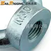 Fábrica de Rigging de Shandong Fornece Porca Olhal de Levantamento Galvanizada a Frio Forjada em Matriz Din582 Olhal de Levantamento Rigging