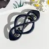 Pasador de Hebilla Cruzada Abs Chino para Cabello Pinza de Resorte para Cola de Caballo Cruzada Media Recogida Accesorios para el Cabello para Mujeres