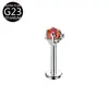 Comercio Electrónico Transfronterizo Aleación de Titanio F136 G23 Cuentas de Garra de Dragón Joyería para Perforaciones en Forma de C y T Pernos para Labios Pernos para Orejas Anillos para Nariz