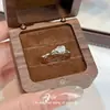 Design transfronteiriço europeu e americano, artesanato de alta qualidade, estilo vintage irregular da moda, luxo leve, anel único e minimalista