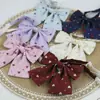 Original Jk Color Sólido Estilo Universitario Niña Corbata de Moño Japones Corazón Moño Accesorio Uniforme de Marinero Pluma Cuello Plano de Esquina Flor