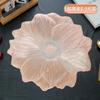 Jogo Americano Antiderrapante Doméstico Alto Valor Luxo Leve Base para Copo de Mesa PVC Estilo Nacional Flor Formato Uso Repetido Isolamento Térmico Jogo de Mesa