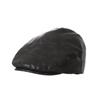 Sombrero de Boina para Niños Estilo Nuevo de Primavera, Boina Retro Color Café Melange Cuero PU Unisex Gorra Delantera