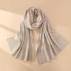 Bufanda y Chal de Punto de Cachemira Simple y Versátil de Doble Propósito, Bufanda Gruesa y Cálida para Hombre, Suave y Sedosa