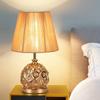 Lámpara de escritorio para dormitorio, lámpara de noche, luz de lujo, moderna, sencilla, romántica, cálida, para niñas, nuevo hogar, boda, luz de noche
