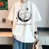 Camiseta Nueva Estilo Manga Corta para Hombre Estampada Moderna Ropa de Verano 2026 Camiseta de Marca Moderna Holgada