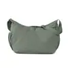 Bolsa transversal multicamadas prática e leve para mulheres, adequada para o trabalho e para o dia a dia, bolsa de ombro versátil, bolsa de tecido estilo coreano, casual e de grande capacidade, moderna