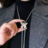 Collar Irregular Mariposa de Deseo Puro para Mujer, Cadena Elegante de Alto Valor para Suéter, Collar Versátil de Atmósfera de Gama Alta