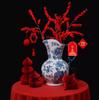 Adornos de Calabaza Nuevos, Colgantes de Bola de Panal de Año Nuevo, Decoraciones para Habitación de Boda, Decoraciones Festivas, Decoraciones Tridimensionales de Origami para Año Nuevo