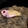 Pesca tiburón vib divertido Diente de Dragón tiro largo Luya señuelo metal señuelo artificial aleación de zinc lentejuelas raya blanca boca cruzada señuelo artificial venta al por mayor