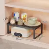 Estante de Almacenamiento para Cocina Armario Estante para Ollas Multifuncional de Capas Estante de Almacenamiento para Encimera Hogar Integrado Estante de Almacenamiento Debajo del Fregadero