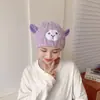 Gorro de ducha de felpa de coral para niños con diseño de dibujos animados y orejas de conejo, gorro para secar el pelo al por mayor, toalla para secar el pelo de mujer para adultos, entrega en una sola pieza