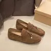 Mocasines de suela blanda, zapatos para mujer de talla grande, zapatos casuales planos tipo slip-on, fáciles de poner, zapatos planos cómodos, versátiles