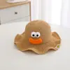 Olhos Grandes Boca Grande Engraçada Chapéu de Pescador de Verão Proteção Solar Chapéu Protetor Solar Chapéu Respirável Fresco para Bebê Chapéu de Praia Princesa