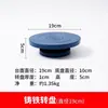 Plataforma Giratória de Ferro Fundido 360 Graus Ferramenta para Bonsai Mesa de Fotografia de Produto Bancada de Embalagem Mesa de Exibição Manual Base de Mesa