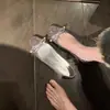 Bailarinas Redondas Exquisitas de Piel Genuina para Niña con Lazo de Perlas, Superficie Suave, Zapatos Planos Clásicos para Mujer
