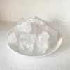 Difusor de Pedra de Cristal Ornamento de Pedra para Casa Branco Verde Rosa Roxo Azul Recipiente de Pedra Triturada Fluorita Original Pedra de Cristal Aromática Sem Chama