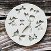Molde de silicona líquida para hornear DIY tamaño lazo molde para flor de azúcar herramientas para pastel arcilla polimérica jabón hecho a mano